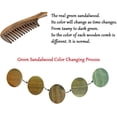 thumbnail image 2 of XINQIHANG Wood Hair Comb Fine Tooth Comb Anti-static Hair Comb for Thick Hair, 2 of 5