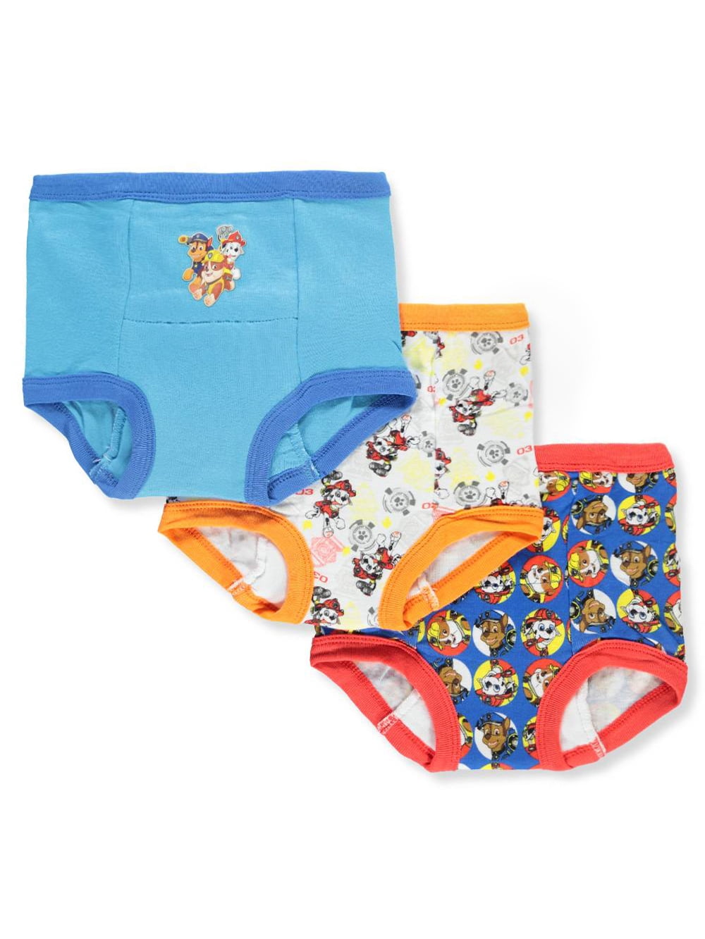 Paw Patrol Boys' 3-Pack Training Pants & Chart Set - turquoise/multi, 4t (Toddler)