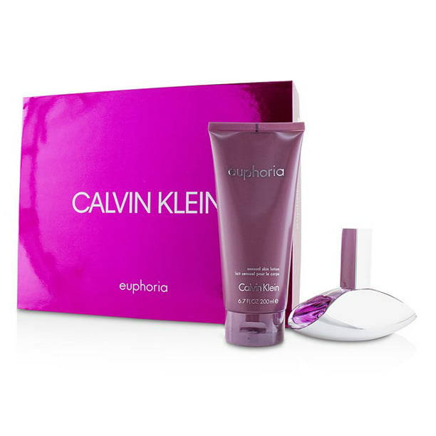 Calvin Euphoria Coffret: Eau De Parfum 50ml/1.7oz + Sensual Skin 200ml/6.7oz 2pcs - Walmart.com