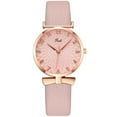 thumbnail image 3 of Fridja Wrist Watches for Women Waterproof Rose Cortical Steel Strip Style Women's Watch Luxury Leather Band Analog Quartz Wrist Watch Ladies Bracelet Gift Box Packaging, 3 of 4
