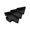 Black, variant on Holiday Party Serving Dish Plastic Christmas Tree Candy Tray With 6 Section for Snacks and Nut