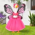 thumbnail image 3 of Stijggn Summer Goose Outfits Butterfly Goose Outfit Porch Goose Clothes for 23" Cement Statue Garden Patio Outdoor Decoration, 3 of 9