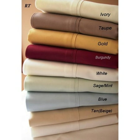 Twin Extra-Long 300 Thread Count Solid Egyptian Cotton ...