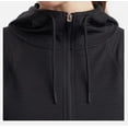 thumbnail image 4 of KIRKLAND Signature Women's Stretch Active Full Zip Hooded Jacket with Pockets (US, Alpha, Large, Regular, Regular, Black), 4 of 4