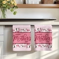 thumbnail image 7 of Happy Mother's Day Kitchen Towels Set of 2, Farmhouse Pink Floral Love Heart Absorbent Dish Towels for Kitchen, Microfiber Hand Towel, Quick Drying Tea Towel for Cleaning Decorative Dishcloths, 7 of 7