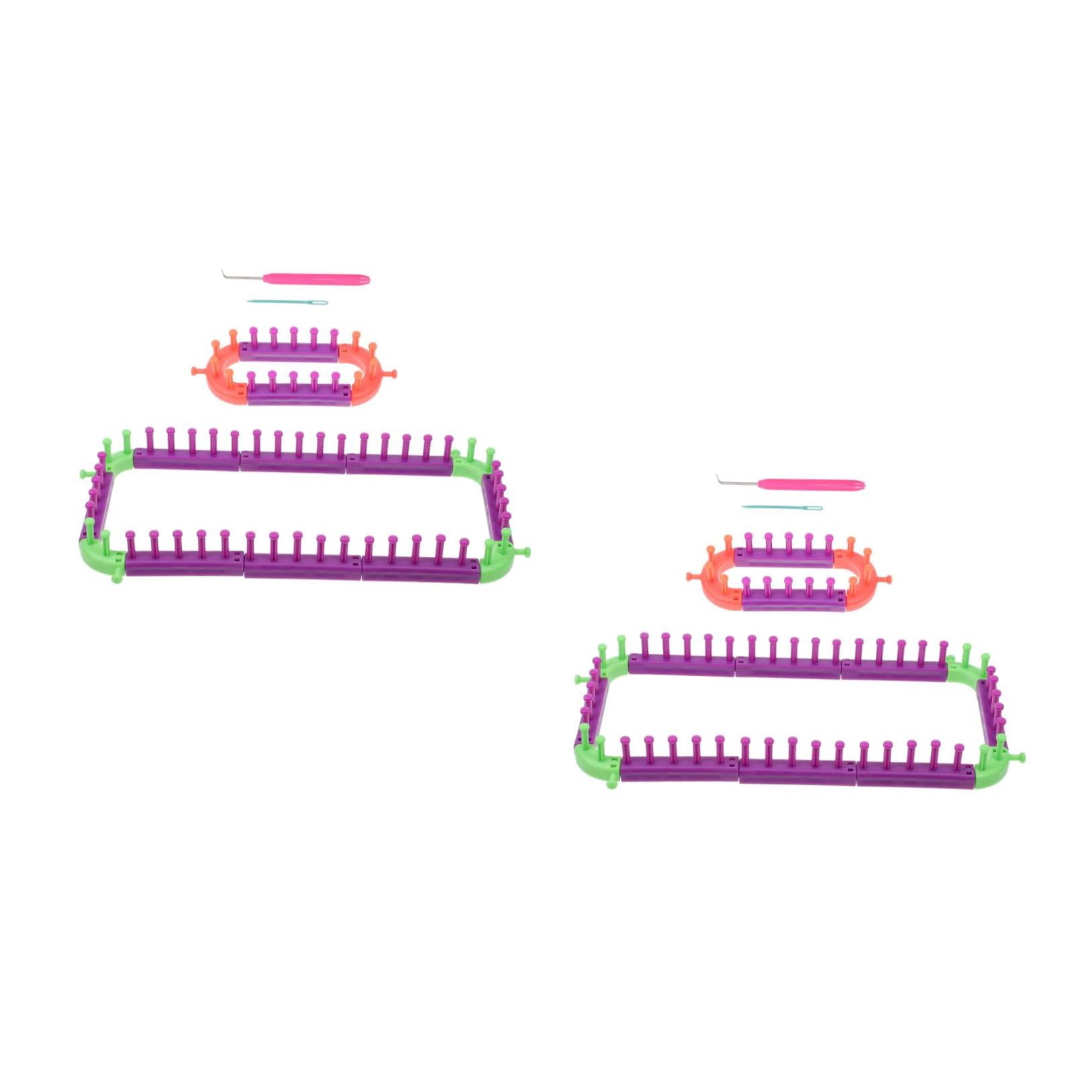 FRCOLOR 2 Sets of Handicraft Weaving Tool Durable Knitting DIY Weaving Supplies