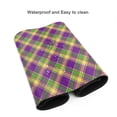 thumbnail image 5 of Kdxio Mardi Gras Plaid Print Large Gaming Mouse Pad,Non-Slip Base,Water Resist Keyboard Pad for Gamer,Office & Home,29.5 x 15.8 in, 5 of 9
