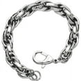 thumbnail image 2 of Stainless Steel Polished Oval Link Bracelet, 8.5, 2 of 7