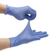 50 Pair Disposable Nitrile Gloves Examination Nitrile Gloves Food Grade Disposable Working Gloves