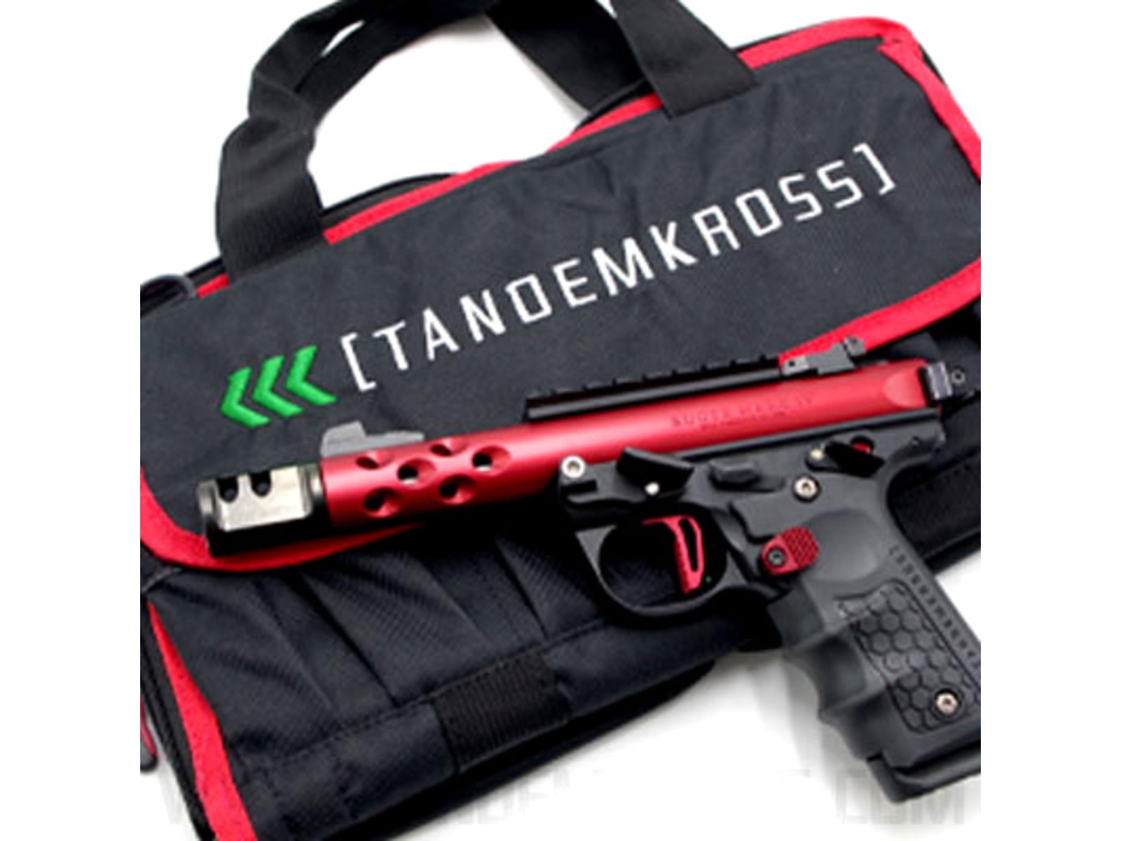 Tandemkross Tandemkase Pistol Bag By Rim/Edge, Red