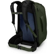 Osprey Farpoint 40L Capacity Lightweight Adjustable Torso Fit Mens Travel Backpack with Padded Top and Side Handles (Gopher Green)