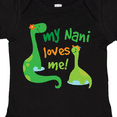 thumbnail image 4 of Inktastic My Nani Loves Me Grandson Dinosaur Boys Baby Bodysuit, 4 of 5