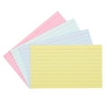 thumbnail image 5 of (4 pack) Pen+Gear Ruled Index Cards, Pastel Colors, 100 Count, 3" x 5", 5 of 8