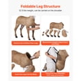 thumbnail image 4 of KFFKFF Durable Outdoor Deer Decoy, Realistic HDPE Doe for Hunting, Foldable Legs for Portability, Ideal for Garden and Yard Decoration, 1-Pack, 4 of 9