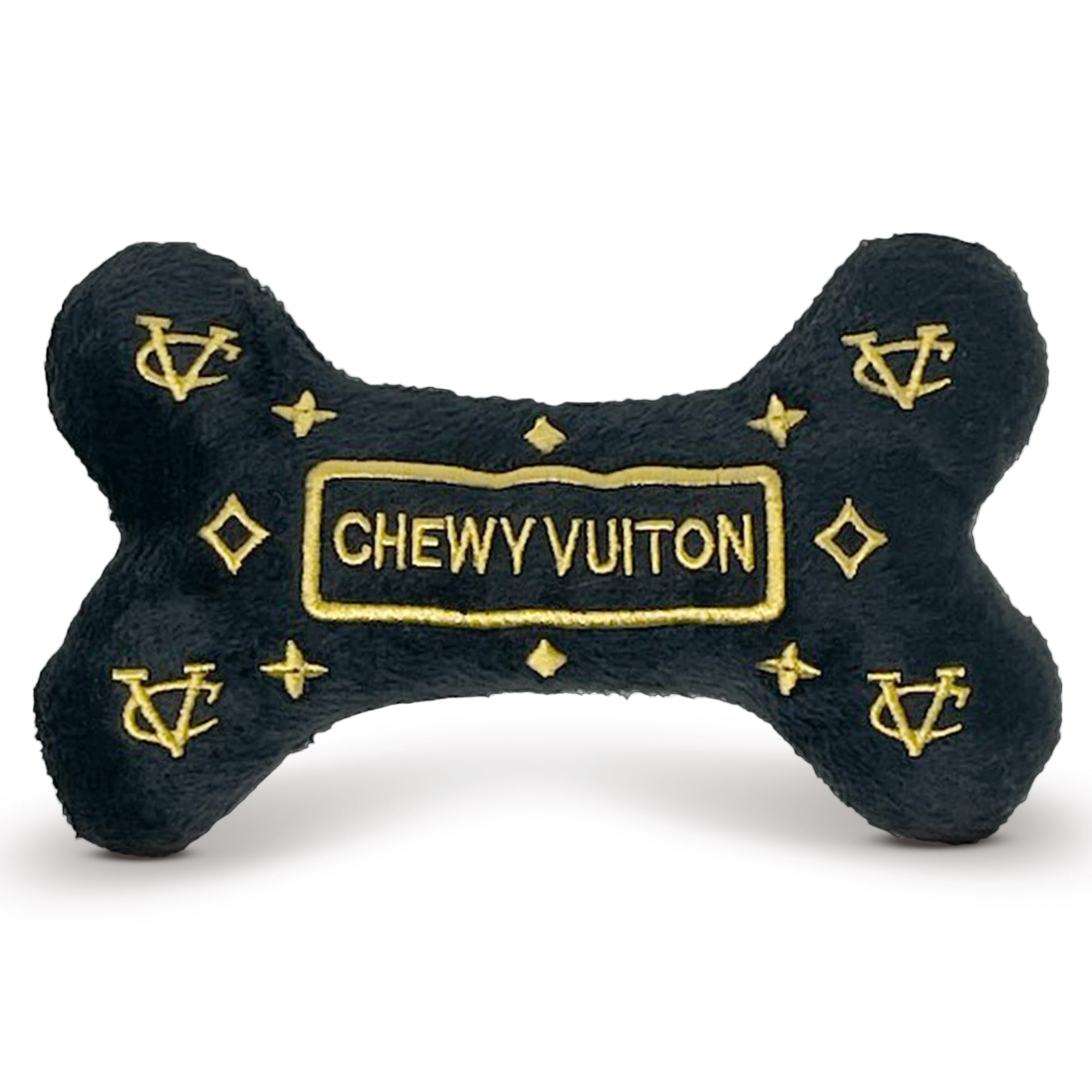 Dog Diggin Designs Runway Pup Collection | Unique Squeaky Parody Plush Dog Toys – Prêt-à-Porter Dog Bones, Balls & More