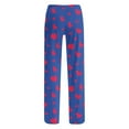 thumbnail image 5 of BLVB Unisex Mens Womens Cute Heart Print Pj Pants Valentine's Day Holiday Lounge Pajamas Bottoms Elastic Waist Sleep Pajama Pants, 5 of 5