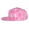 thumbnail image 3 of Fotbe Breast Cancer Awareness (3) Flat Bill Visor Cap Classic Snapback Hat Polyester Foam Trucker Hat Trucker Cap Adjustable Baseball Cap, 3 of 9