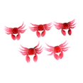 thumbnail image 4 of Ximing 5Pcs Fishing Red, as described, 4 of 9