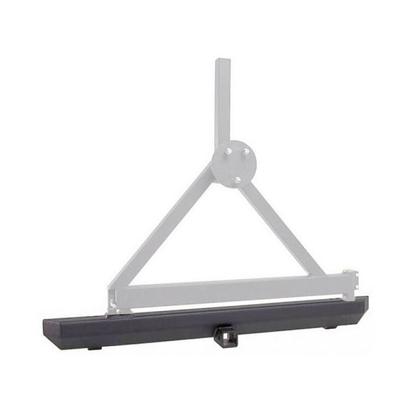 Rugged Ridge by RealTruck Rock Crawler Bumper, Rear for Wrangler YJ/TJ | Mid-Width, Steel, Textured Black | 11503.24 | Compatible with 1987-2006 Jeep Wrangler YJ/TJ