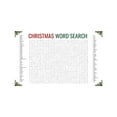 thumbnail image 2 of Oversized Christmas Word Search Poster - Giant Interactive Holiday Party Game with 50 Festive Themed Words - Family Room Wall Decor for Kids Teens Adults, 2 of 6