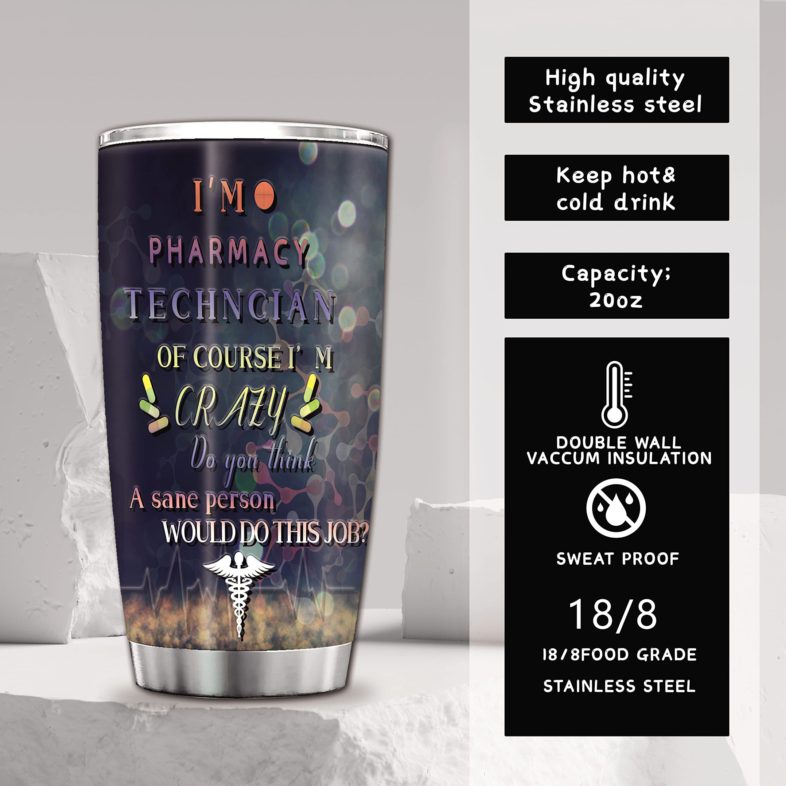 Pharmacy Mug 20 oz | Medicine Gift