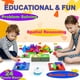 thumbnail image 5 of Juego de mesa Geokay 4 en 1 Family Fast 3D Shape Puzzle, 120 piezas, 5 of 9