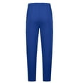 thumbnail image 3 of Taqqpue Men's Casual Cotton Pants Solid Color Elastic Waist Drawstring Tear Away Pants High Split Snap Button Long Trousers with Pockets for Basketball, 3 of 5