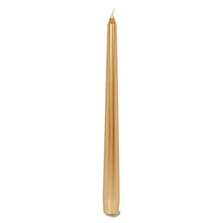 Taper Candle Metallic Gold 10 In 2Pk