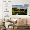 thumbnail image 4 of Elephant Stock Green Fields Red Barn Wall Art - Horizontal Canvas Wall Art - Living Room Wall Decor - Nature Canvas - Green And White Decor - 12" x 8", 4 of 4