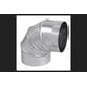 thumbnail image 1 of Codo ajustable de acero galvanizado de 5 pulgadas de diámetro 90°, paquete de 8, 1 of 1