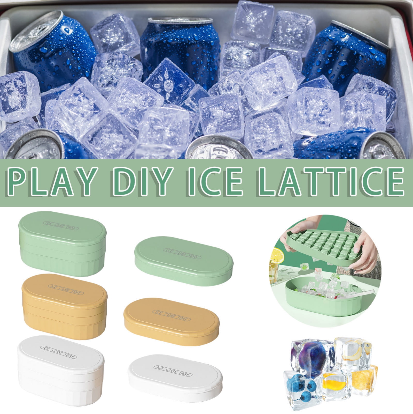 WodoFoxo Creative Pet Ice Tray Homemade Largecapacity Ice Cubes Mold