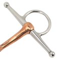 thumbnail image 3 of Horse Full Cheek Snaffle Stainless Steel Ring Snaffle Bit for Outdoor Horse Accessories 125mm, 3 of 5