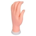 thumbnail image 3 of Mano de práctica de entrenamiento de uñas para uñas, mano artificial flexible y móvil para práctica de uñas, manicura, herramienta de práctica (mano izquierda) Zhivalor LN-2236, 3 of 6