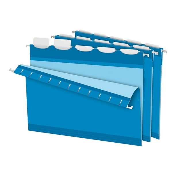 Pendaflex Ready-Tab - Fichier Suspendu - pour Lettre - à Onglets - Bleu (pack de 25)