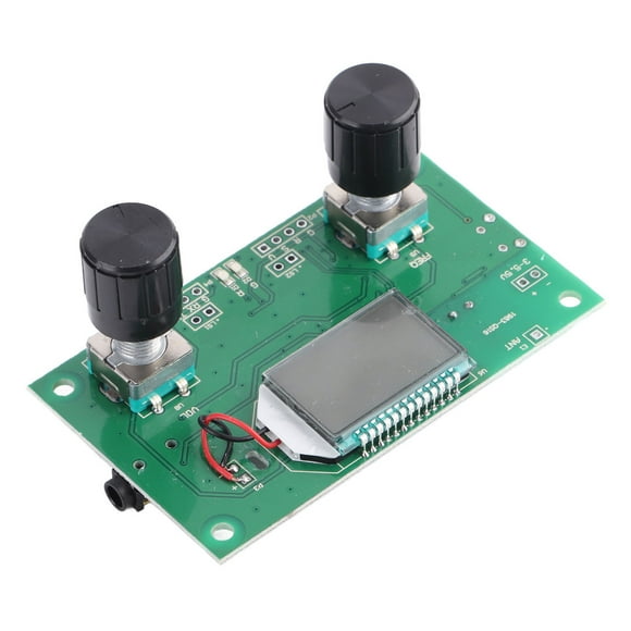 Módulo receptor de radio digital estéreo inalámbrico FM con pantalla LCD de 50 Hz a 18 KHz