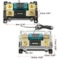 thumbnail image 4 of Unique Bargains Car Audio LED Display Digital Voltage Inline ANL Fuse Holder 100 Amp 0 2 4 AWG Gauge 300A, 4 of 7