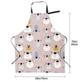thumbnail image 2 of Kdxio Cute Hand Drawn Bear Apron with Pockets Adjustable Kitchen Aprons for Men Women Waterproof Aprons for Cooking,Drawing,Crafting, Baking Household Cleaning, 2 of 8