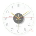 thumbnail image 4 of 30cm Ultra Thin Design Wall Clock Large Modern Home Office Round Wall Clock, 4 of 11