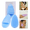 Blue, variant on RUBY VIBE CO GentleGlow Face Brush, Super Soft Silicone Face Cleansing & Massaging Brush for Sensitive & Dry Skin, Purple