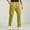 Yellow, variant on George Mens Relaxed Fit Cargo Pants With Stretch, Elastic Waist Straight Pants with Pockets, Men's and Big Men's Yellow,Size XL