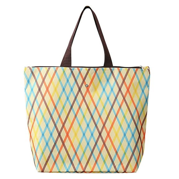 Tainini Portable Oxford Cloth Shopping Bag 600d Foldable Portable Oxford Cloth Bag