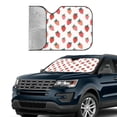 thumbnail image 3 of Kdxio Hand Drawn Strawberry Print Front Windshield Sun Shade,Folding Auto Sunshade for Car Truck SUV-Small, 3 of 7