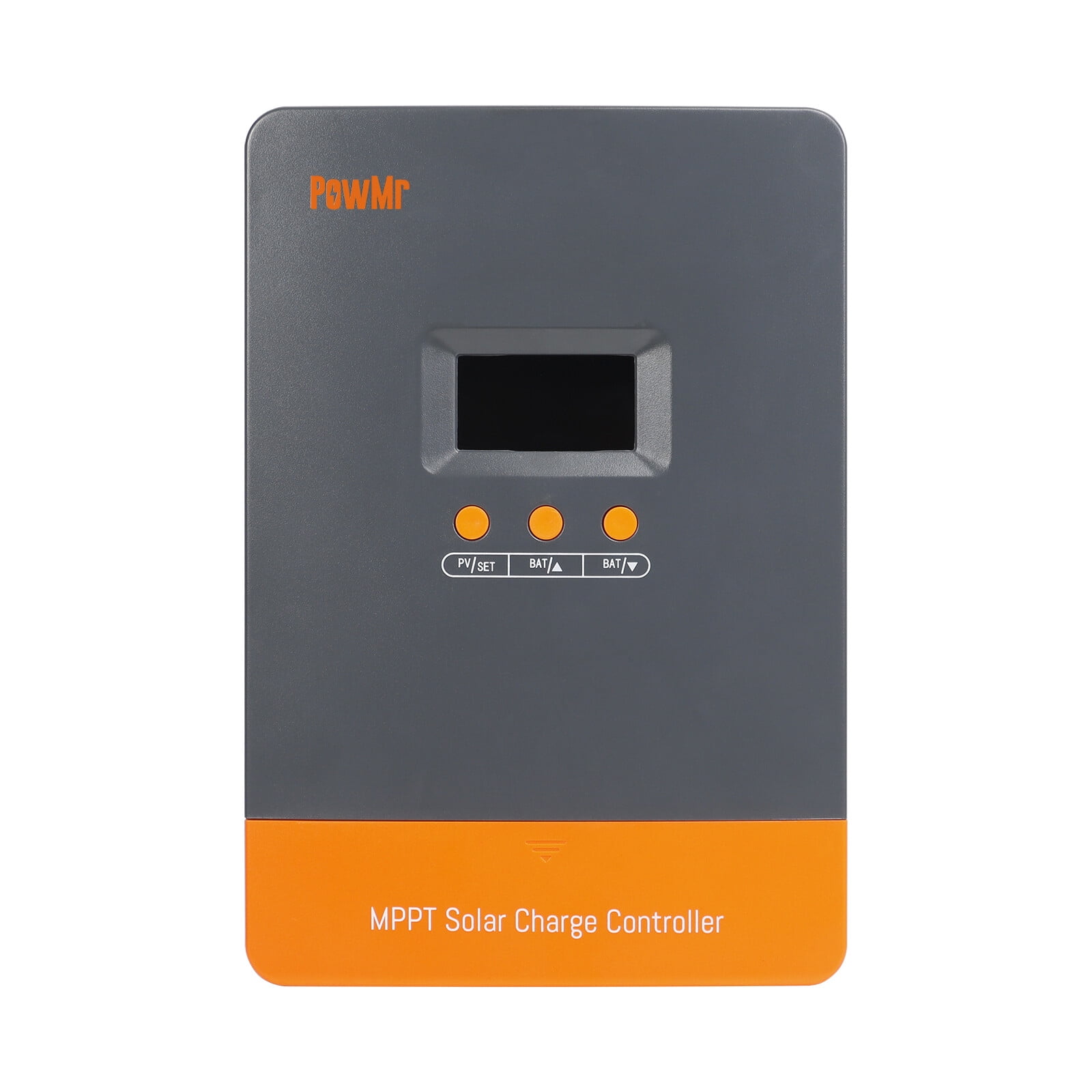 PowMr 80A MPPT Solar Charge Controller, 12V/24V/36/48VDC Input, LCD Display Solar Charge Controller for Flooded Lead-acid Vented Sealed Gel NiCd Lithium Battery, Support 12(Max) Units in Parallel