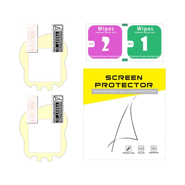 Protector de pantalla de 2 piezas HD PET/TPU Protector de pantalla para Tamagotchi Uni