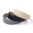 thumbnail image 2 of bandas Bandas para el cabello para mujeres - 3 bandas anchas de cuero Lindas diademas Accesorios para el cabello para niñas y mujeres bandas hechas de PU suave, 2 of 8