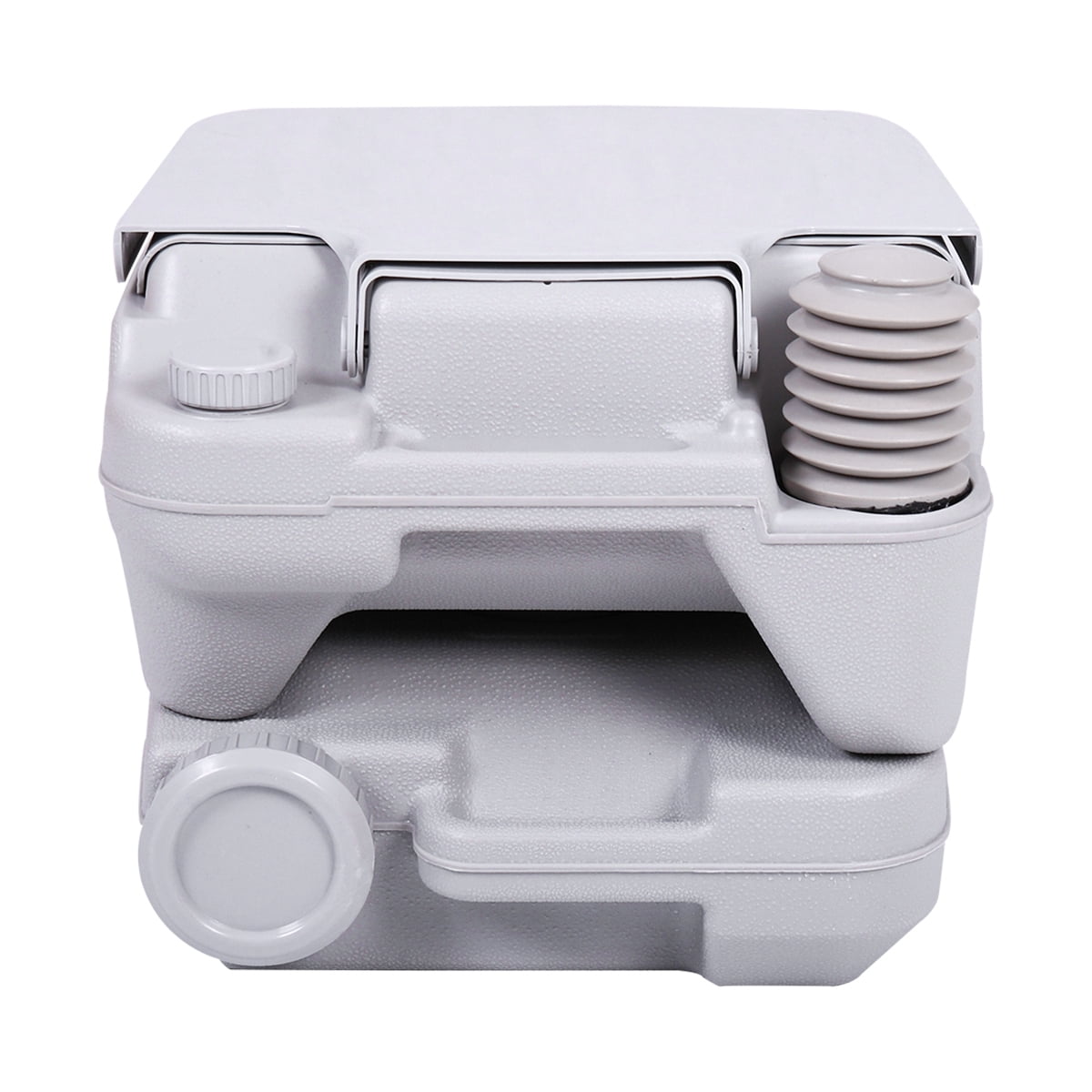 Jaxpety 2.6 Gallon Camping Toilet Outdoor Porta Potty for RV Travel, Camping, Boating, Hospital, Truck
