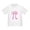 White, variant on CafePress - Cutie Pi Pink Toddler T Shirt - Cute Toddler T-Shirt, 100% Cotton