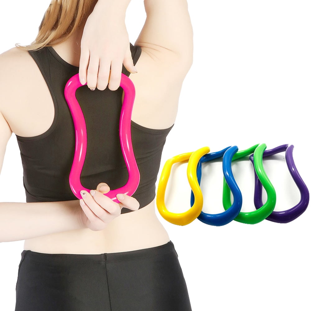 Yoga Circle Stretch Resistance Ring Pilates Bodybuilding Fitness Workout Tools 