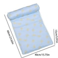 thumbnail image 3 of Bed For Dogs And Cats Ice Soft And Washable Breathable Cushion Sleeping Mat With Pillow For Summer 60 X 40 X 15 Cm, 3 of 7