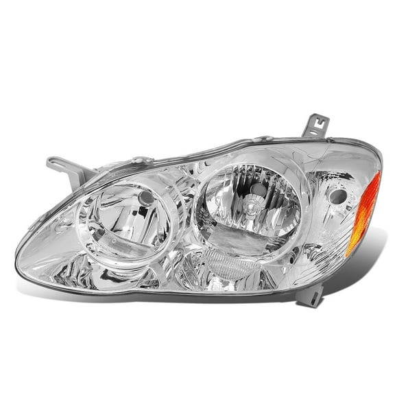 DNA Motoring For 03-08 Toyota Corolla Driver Left Side Factory Style headlight Lamp TO2502160 Replacement